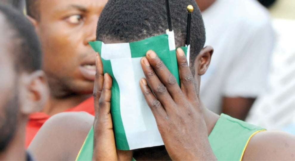 Football Fans Vexed By Super Eagles' Failure To Qualify For 
