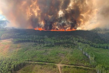 Canada Wildfires Leads To Poor Air Quality Across North Amer
