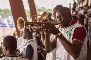 Choral Group In Sapele Receives Musical Instruments From BED