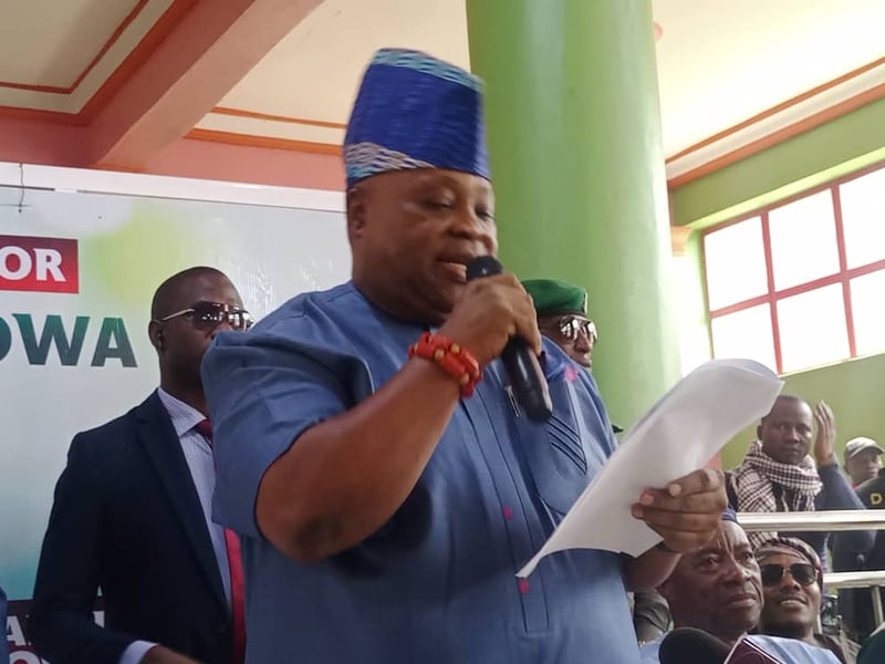 PDP South West National Vice Chair Congratulates Adeleke On 