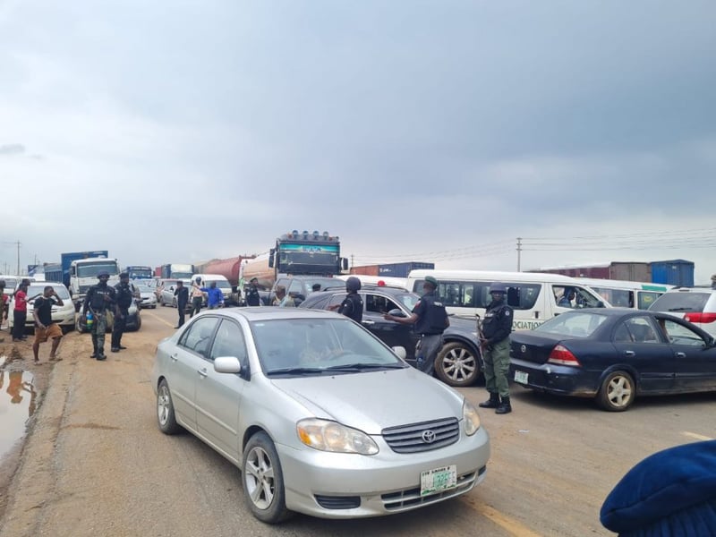 ASUU: Students Protest Strike, Block Lagos-Ibadan Expressway