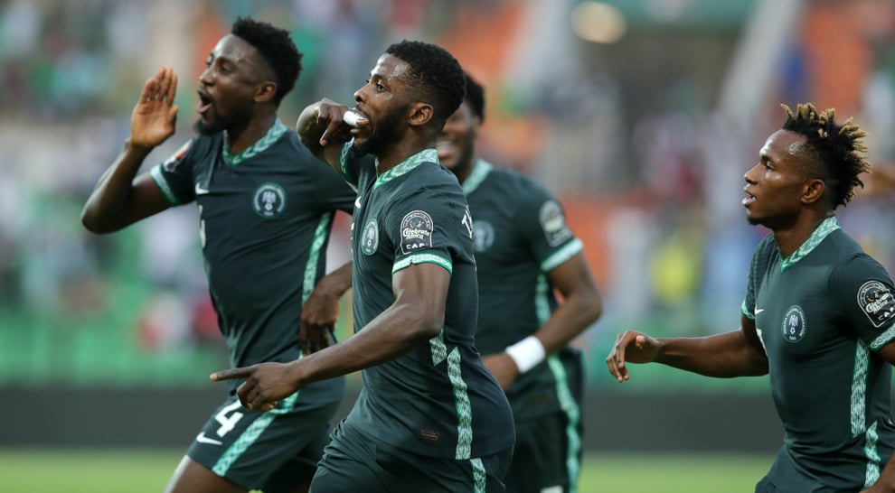 AFCON 2022: Iheanacho's First Half Volley Enough As Super Ea