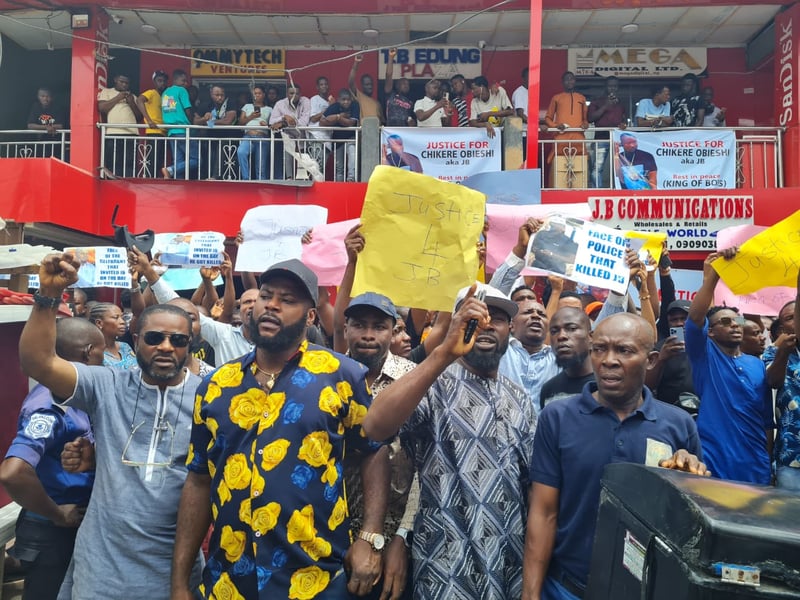 Chikere Obieshi's Death: Traders In Computer Village Demand 