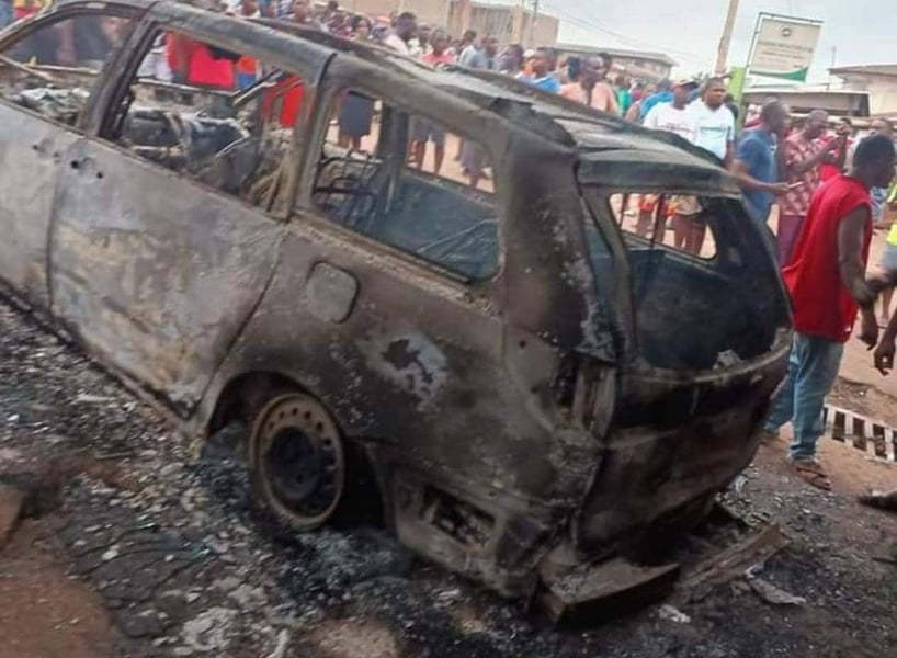 One Feared Dead, Vehicles Burnt As Gunmen Enforce Sit-At-Hom