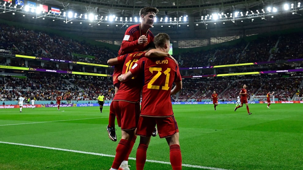 Spain Crush Costa Rica In 7-0 Romping In World Cup Opener