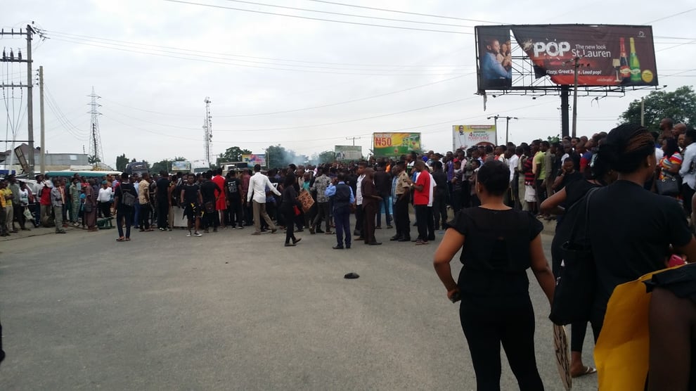 UNIPORT Students Protest Death Of Colleague