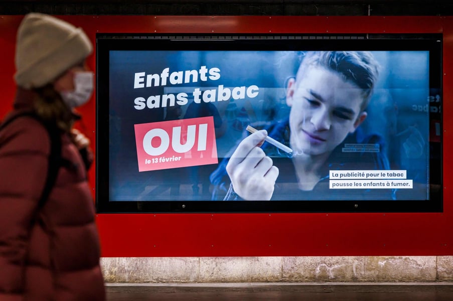 Switzerland To Ban Tobacco-linked Advertisements