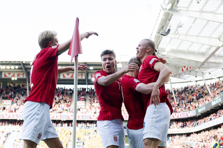 UEFA Nations League: Haaland Propels Norway Past Sweden In 5