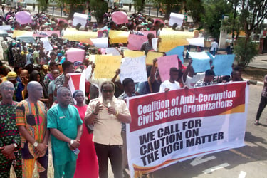 Yahaya Bello: CSOs berate EFCC, condemn application of state