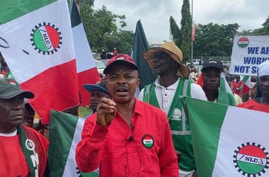 Ajaero presents protesters' demands to National Assembly 