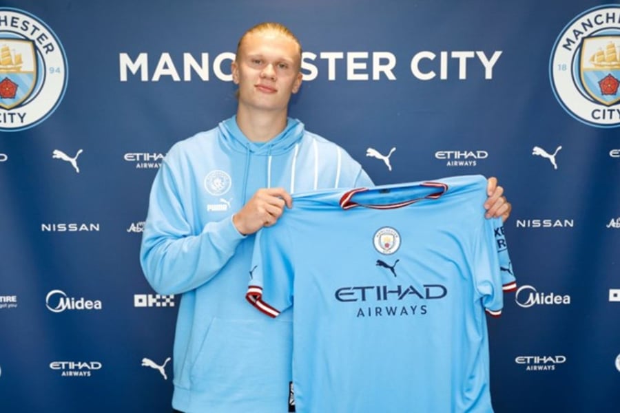 Haaland Completes Move To Man City In Five-Year Deal