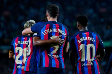 La Liga: Lewandowski's Brace Propels Barca Past Villarreal, 