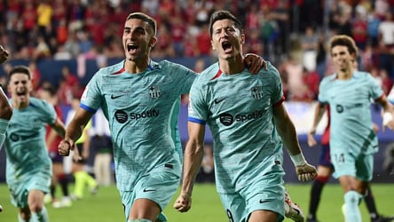 Lewandowski's Late Penalty Rescues Barcelona At Osasuna