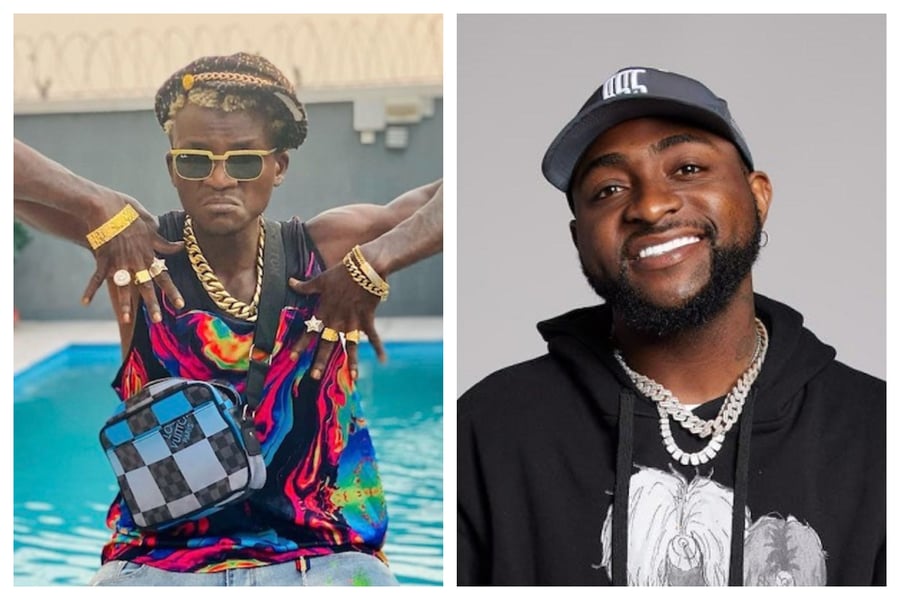 Singer Portable Expresses Excitement As Davido Follows Him B