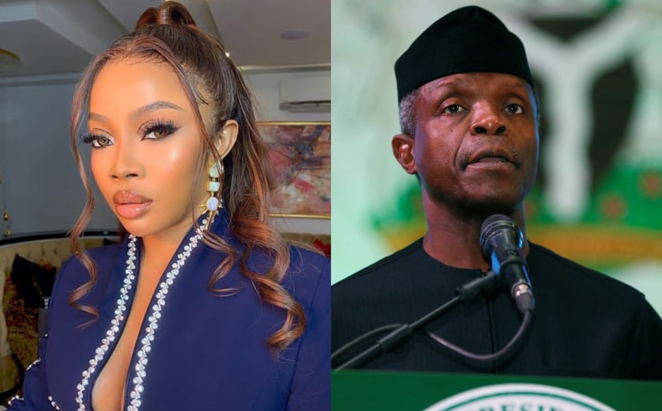 APC Presidential Primaries: Toke Makinwa Tackles Yemi Osinba