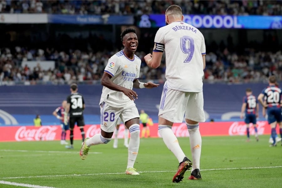 La Liga: Vinicius, Benzema Combine To Inspire Real Madrid To