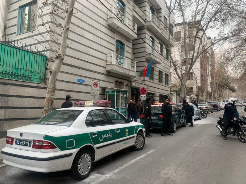 One Killed, Two Injured In Attack On Azerbaijani Embassy