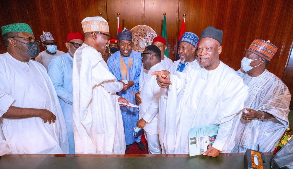 Tinubu's Running Mate: APC Governors Meet President Buhari I