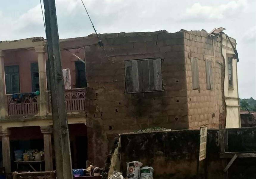 Osun Community Laments As Rainfall Wrecks Havoc