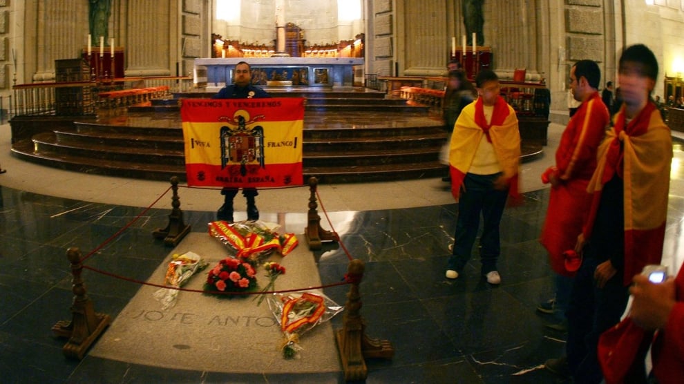 Spain Exhumes Remains Of Falange Party Founder Jose Primo de