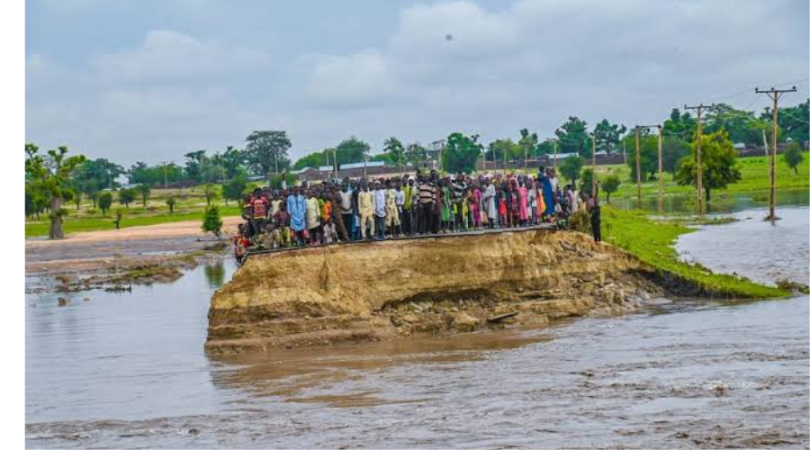 Flood Cuts Off Bridge Linking Communities In Plateau State