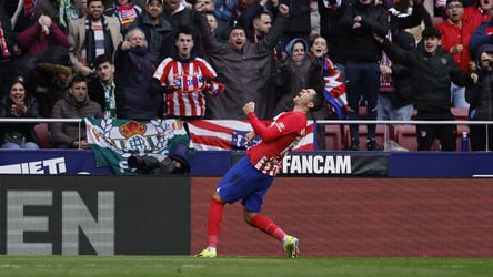 La Liga: Atletico Madrid secure three points against Real Be