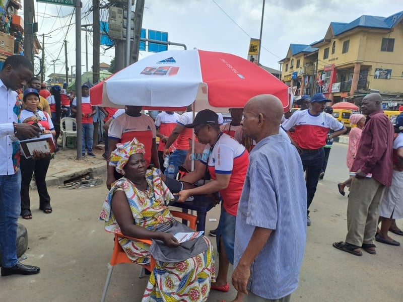 May & Baker Plc Conducts Free Hypertension Screening For Lag