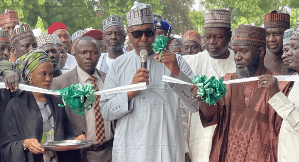 Governor Zulum Inaugurates Two New Roads In Maiduguri