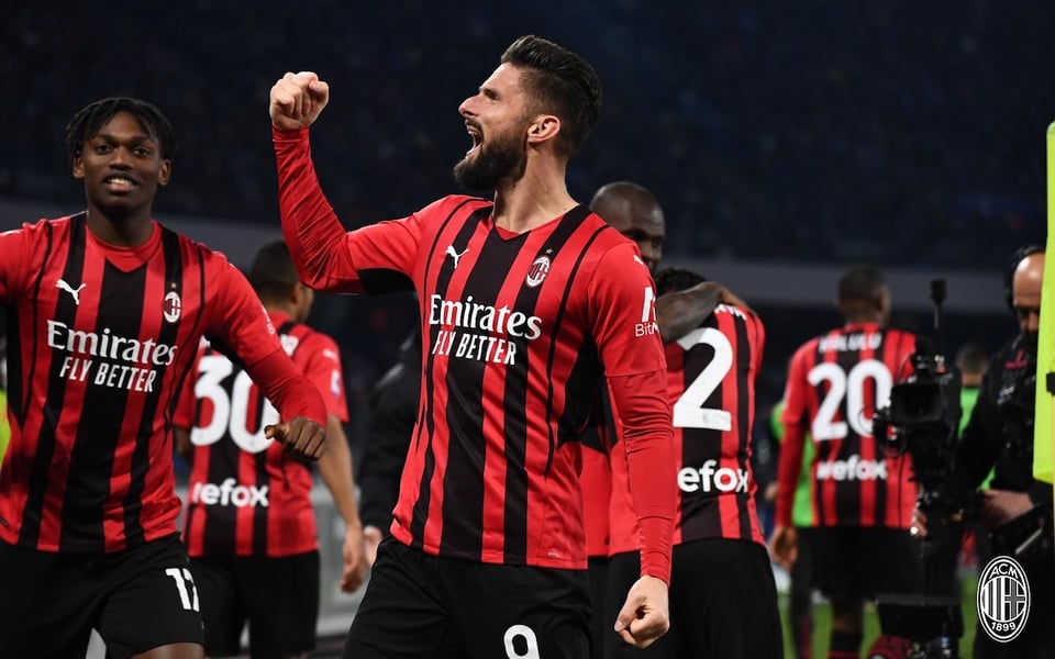 Serie A: Giroud's Lone Goal Edges AC Milan In Title Race Wit