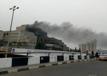  Fire Guts Ministry Of Finance Headquarters In Abuja
