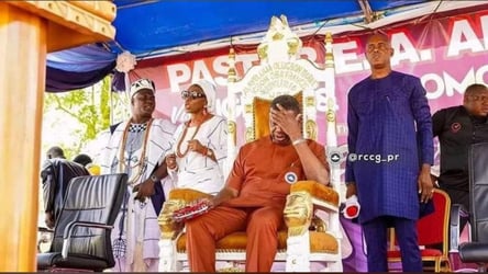 Oyo monarch clears air, says Adeboye sat on ceremonial chair
