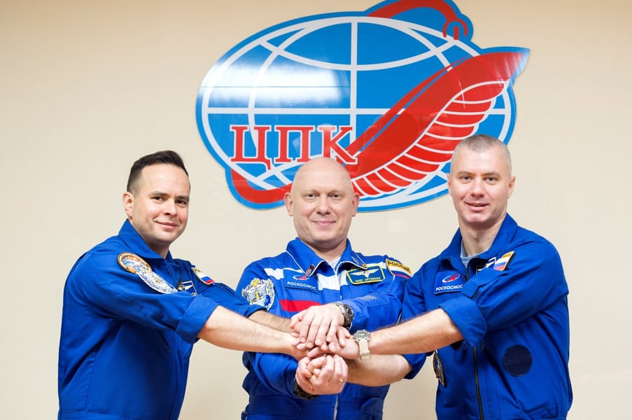Three Russian Astronauts To Take Off For International Space