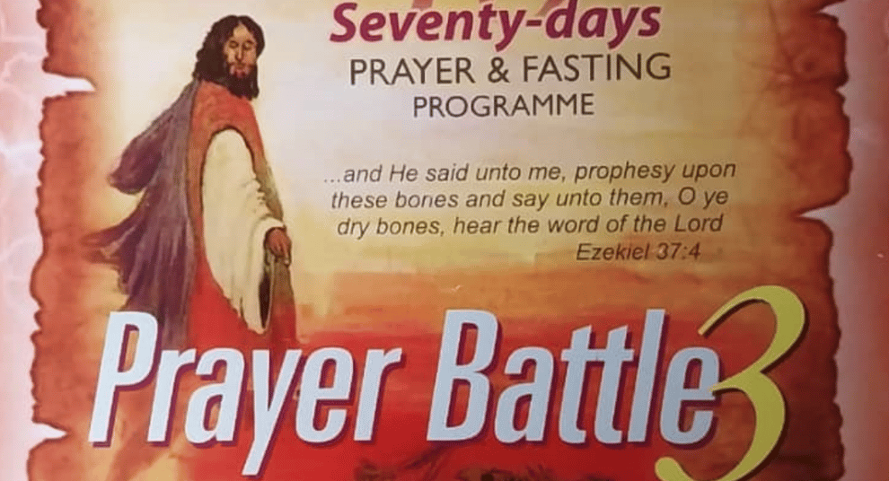 MFM 70 Days Prayer And Fasting Prayer Points, Section 1 - DA