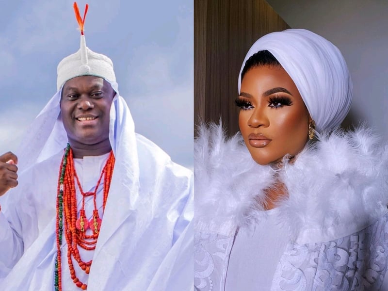 Actress Nkechi Blessing Twerks For Ooni Of Ife [Video]