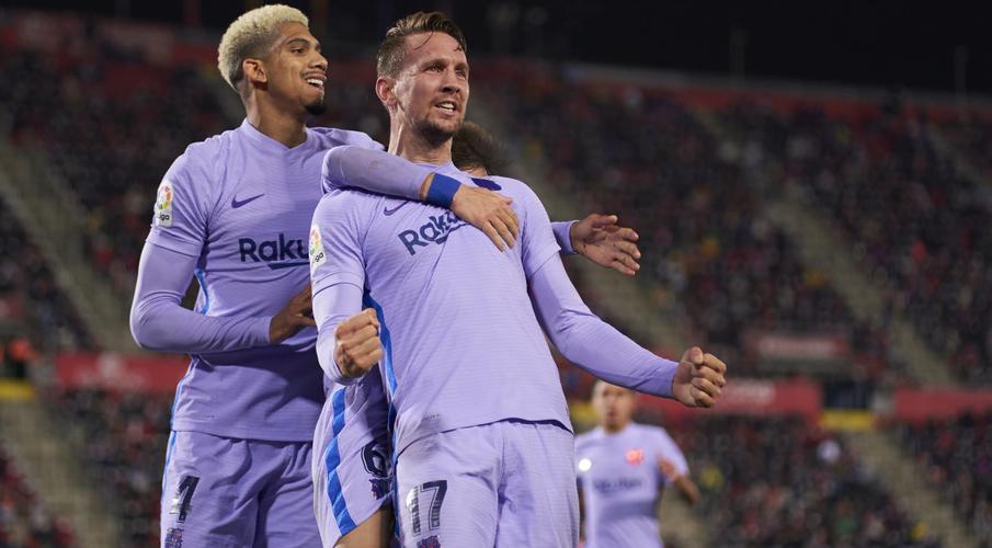 La Liga: Luuk De Jong Takes Barca Past Mallorca To Fifth Pos