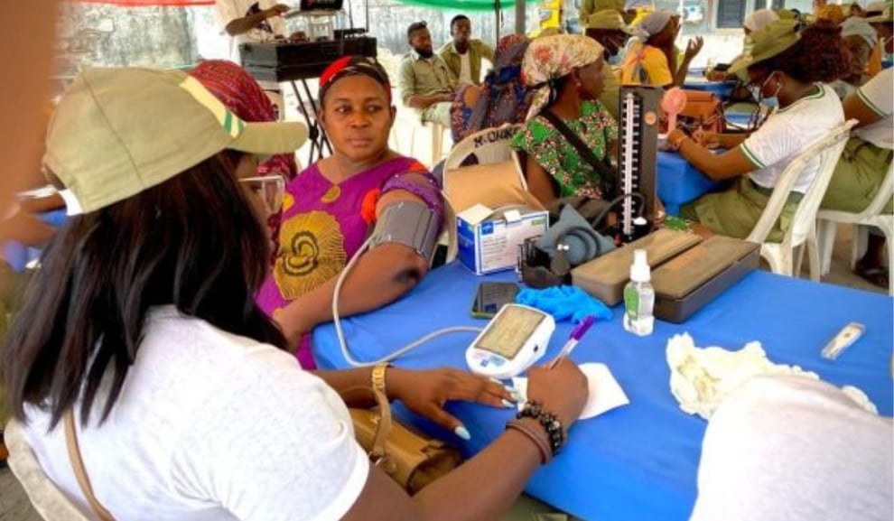 NYSC: Corps Members Offer Free Medical Services To Lagos Isl