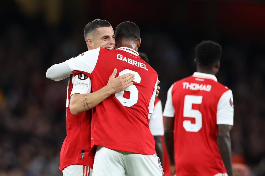 UEL: Xhaka's Strike Inspires Arsenal Past PSV Into Last 32