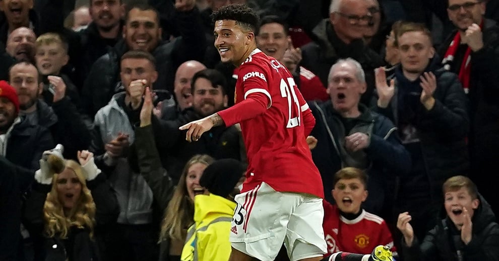 EPL: Sancho's First Old Trafford Goal Aids Man Utd Breeze Pa