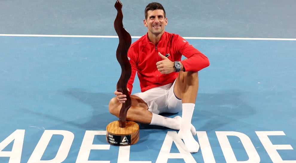 Djokovic Endures Long, Hard Fight To Claim Adelaide Title