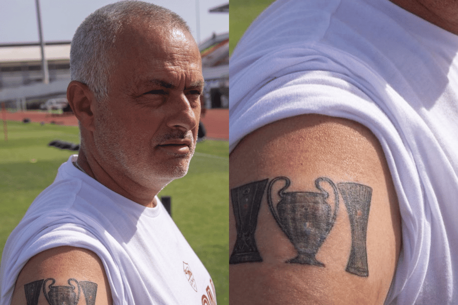 Mourinho Reveals Tattoos Of Champions League, Europa, Europa