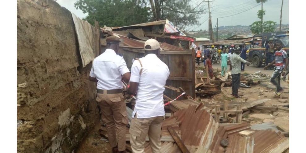 Illegal Shanties: Oyo Evacuates Structures In Ibadan