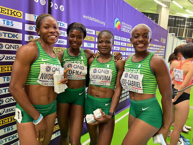 Team Nigeria Sets Record To Win First-Ever Women 4x100m At C