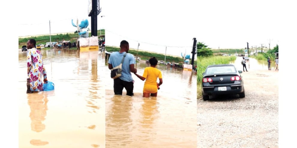 Ogun Residents Lament As Heavy Rainfall Ravages Estate 