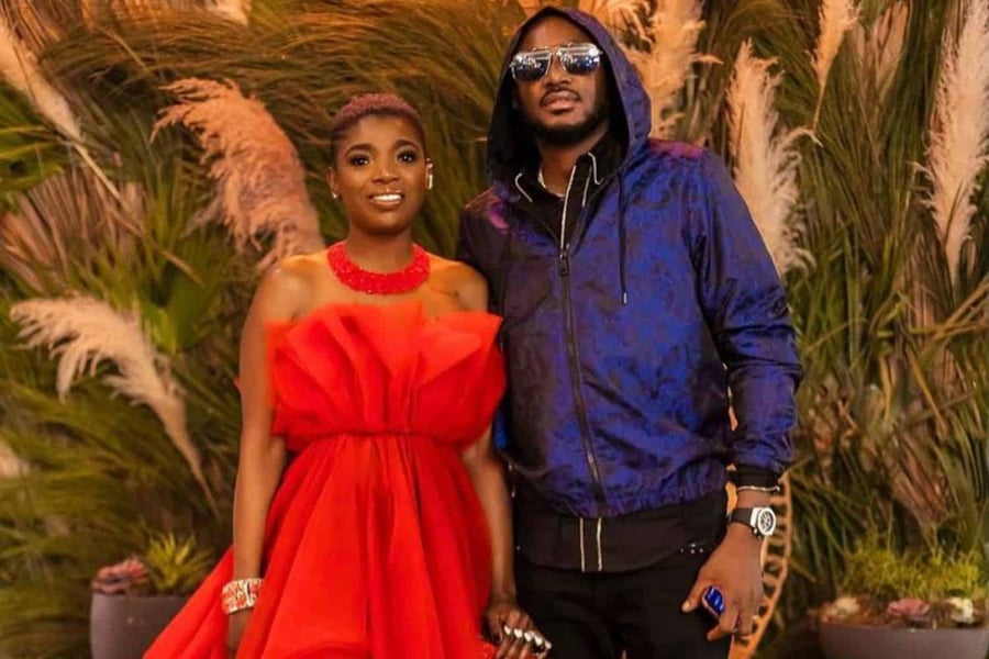 Actress Annie Idibia Shares Loved Up Video With Husband 2Bab