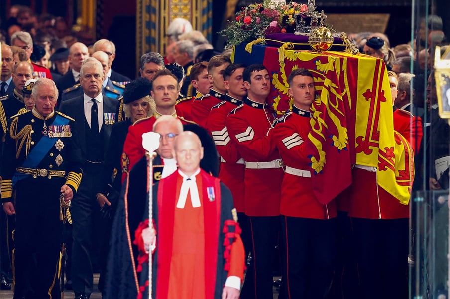 Queen Elizabeth II: Monarch's Funeral Draws To A Close At We