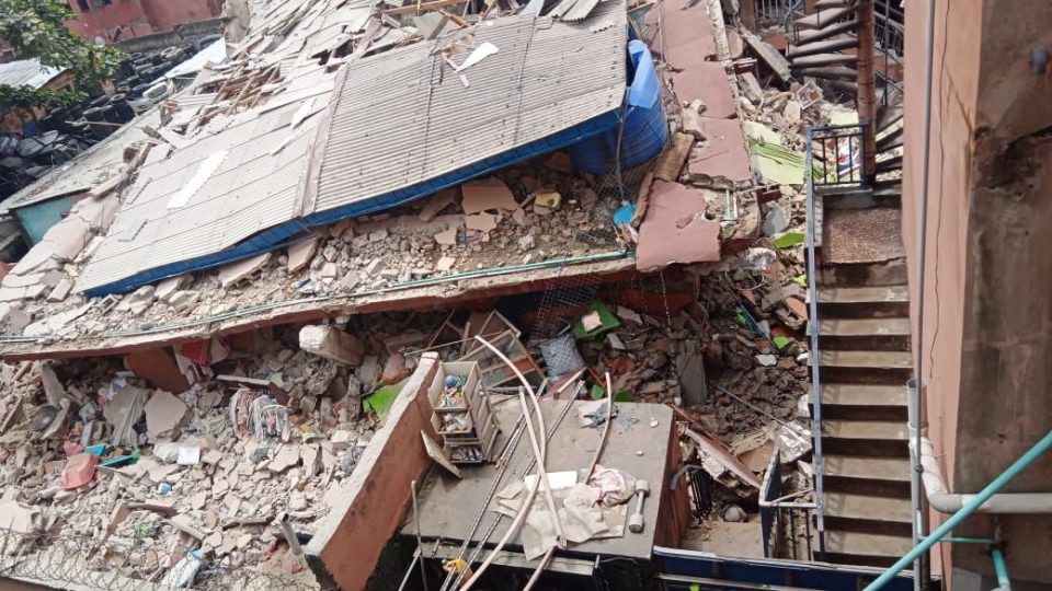 Another Three-Storey Building Collapses In Lagos