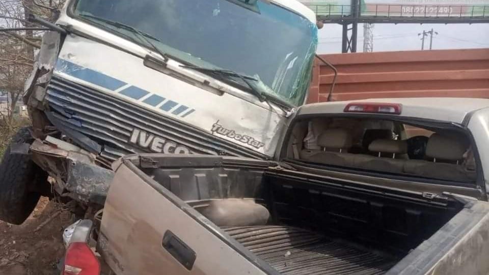 Vehicles Mangled As Multiple Accident Occur On Lagos-Ibadan 