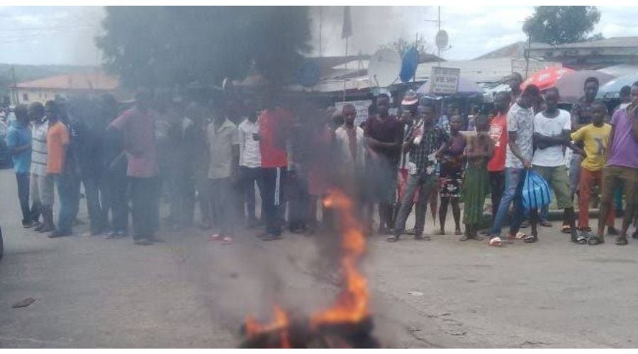 Jungle Justice: Suspected Motorcycle Thieves Burnt To Death 