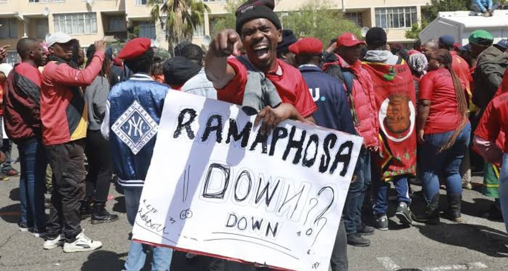 South Africa: Protesters Demonstrate, Call For Ramaphosa's R