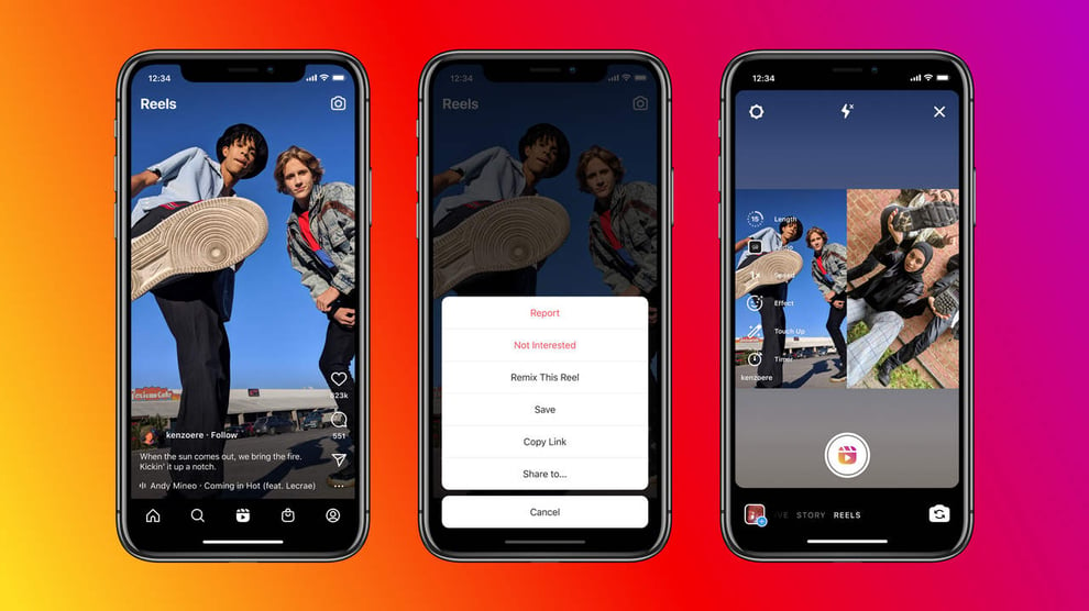 Instagram Extends Reels To 90 Seconds, Adds New Features